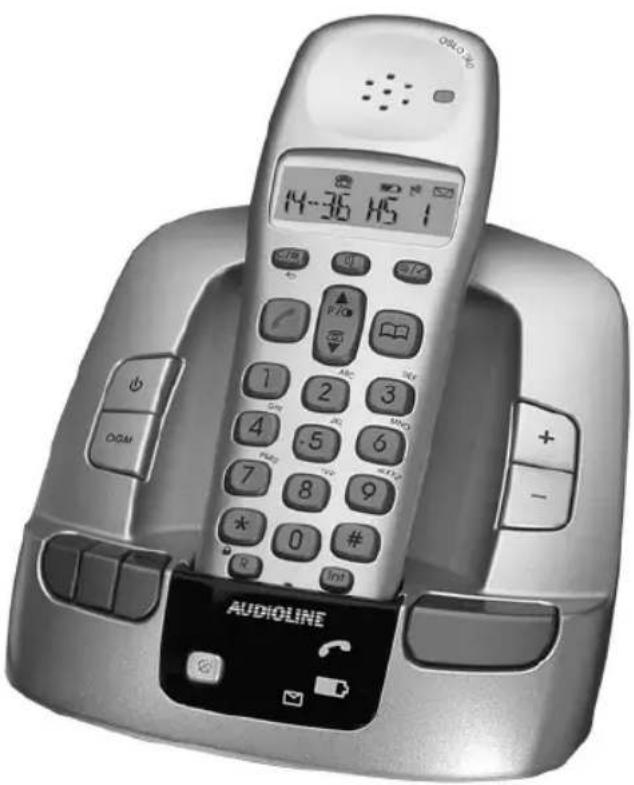 AUDIOLINE Oslo 282 - Cordless digital DECT telephone with answering machine - 2
