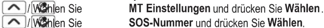 AUDIOLINE Nova 58x - SOS-Nummer einstellen - 1
