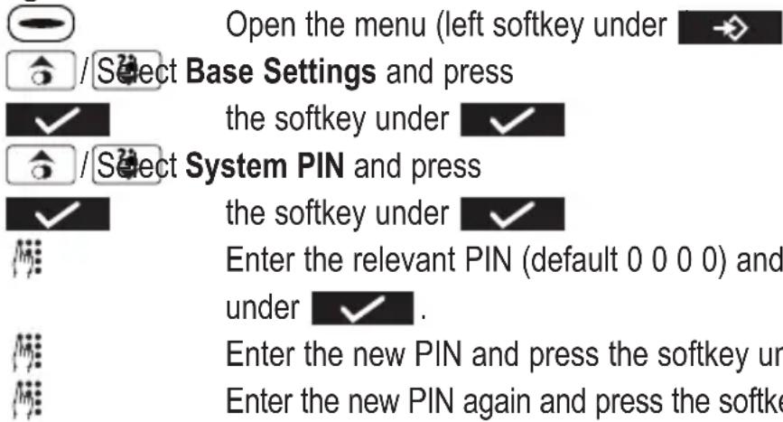 AUDIOLINE Matrix 400 - Changing the PIN - 1