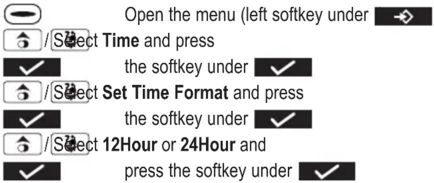 AUDIOLINE Matrix 400 - Time format - 1