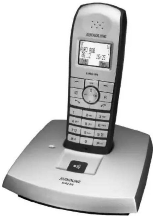 AUDIOLINE Euro 800 - SchnurlosesDECT-GAPTelefon CordlessDECTGAPtelephone - 1