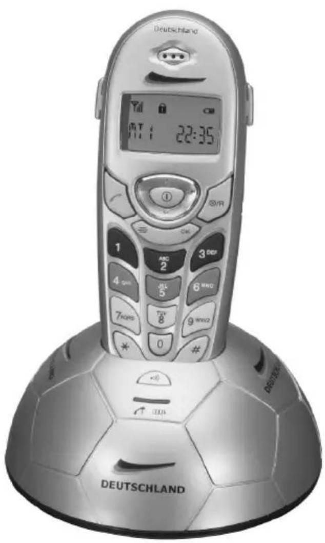 AUDIOLINE Football DECT200 - SchnurlosesDECTTelefon CordlessDECTtelephone - 1