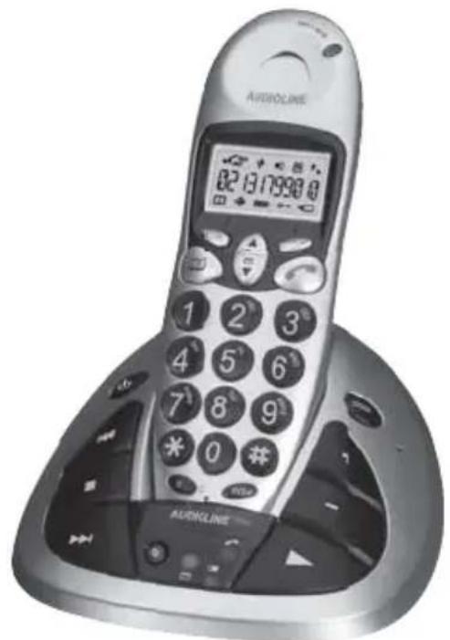 AUDIOLINE DECT 8848 - Cordless digital DECT telephone with answering machine - 1