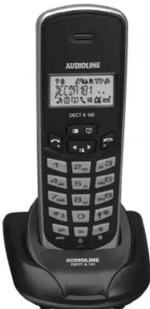 AUDIOLINE DECT A 181 - Schnurloses digitales DECT-Telefon Cordless digital DECT telephone - 1