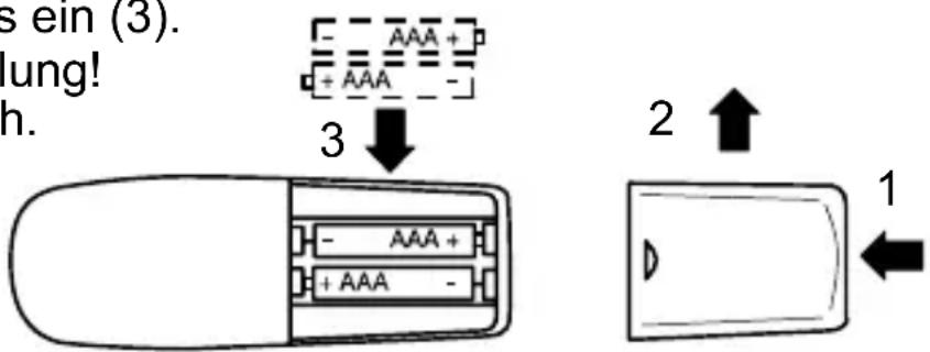 AUDIOLINE DECT A 181 - Standard-Akkus einsetzen - 1