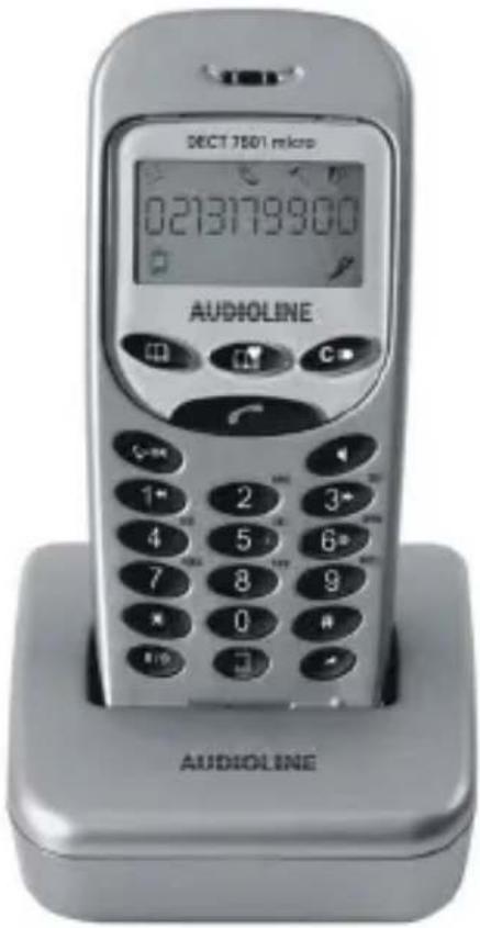 AUDIOLINE Dect 7500B Micro - Schnurloses digitales DECT-Telefon Cordless digital DECT telephone - 2