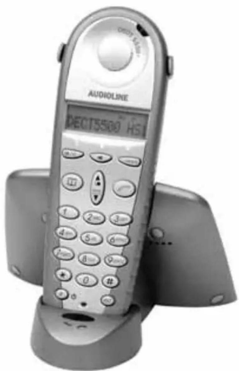 AUDIOLINE DECT 5500 plus - SchnurlosesdigitalesDECT-Telefon CordlessdigitalDECTtelephone - 1