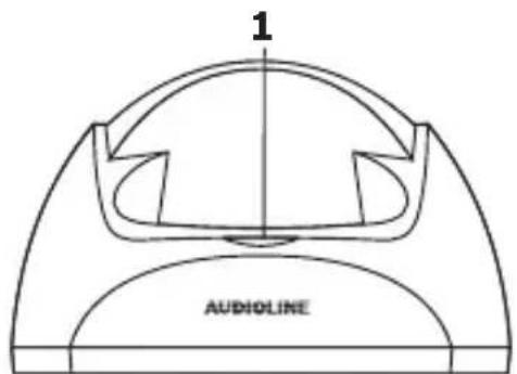 AUDIOLINE DECT 4100B - Ladestationen - 1