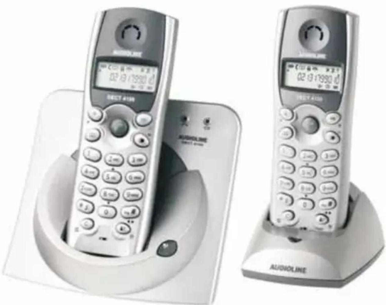 AUDIOLINE DECT 4100B - SchnurlosesdigitalesDECT-Telefon CordlessdigitalDECTtelephone - 1