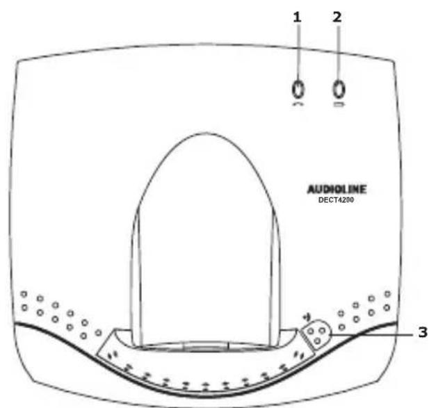 AUDIOLINE DECT 4200 - Bedienelemente - 2