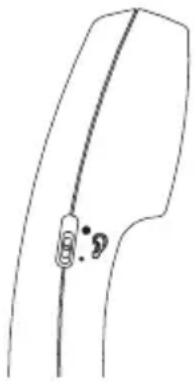 AUDIOLINE TAB968 - Adjusting the receiver volume - 1