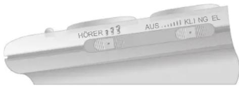 AUDIOLINE 33G - Hörerlautstärke - 1