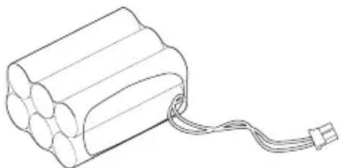 AUDIOLINE Confi DECT 1 - Fitting the battery in the mobile unit - 1