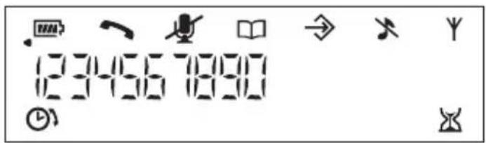 AUDIOLINE Confi DECT 1 - The display - 1