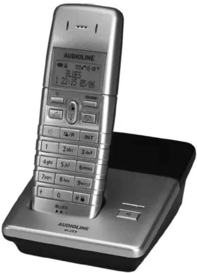 AUDIOLINE Blues X - Schnurloses DECT-Telefon Cordless DECT telephone - 1