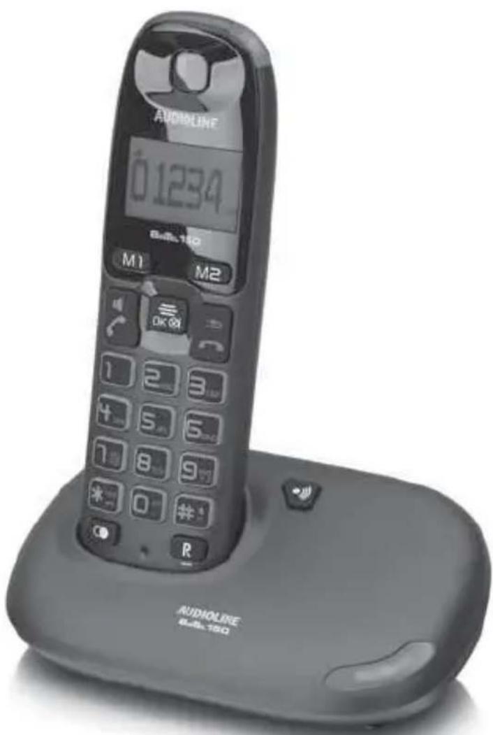 AUDIOLINE BigTel 150 - Schnurloses DECT-/GAP-Telefon Cordless DECT/GAP telephone - 1