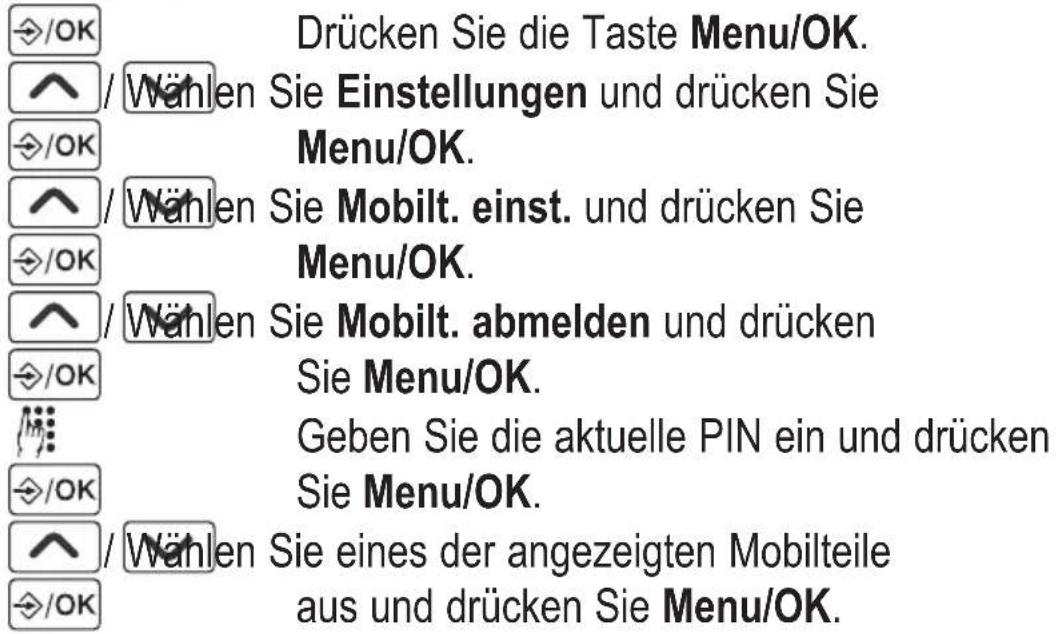 AUDIOLINE BigTel 128 DECT CAP - Mobilteil löschen - 1