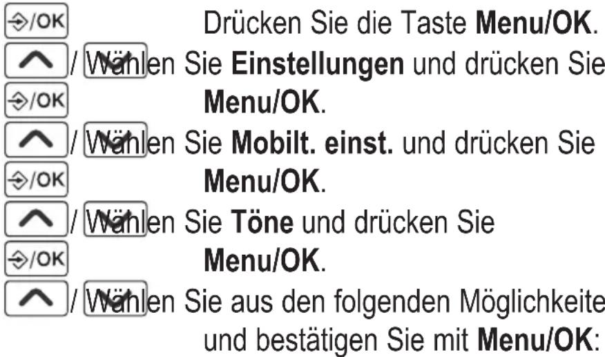 AUDIOLINE BigTel 128 DECT CAP - Hinweistöne einstellen - 1