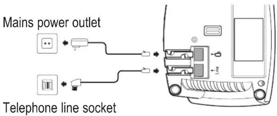 AUDIOLINE BigTel 118 - Preparing the Telephone - 1