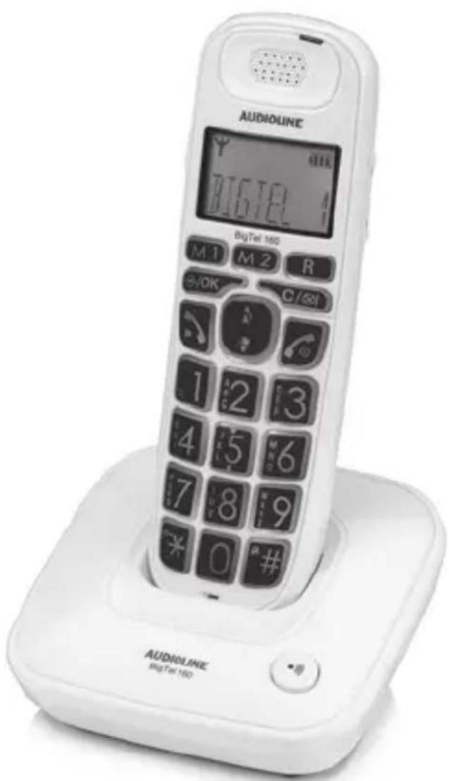 AUDIOLINE BigTel 160 - Schnurloses DECT-/GAP-Telefon Cordless DECT/GAP telephone - 1