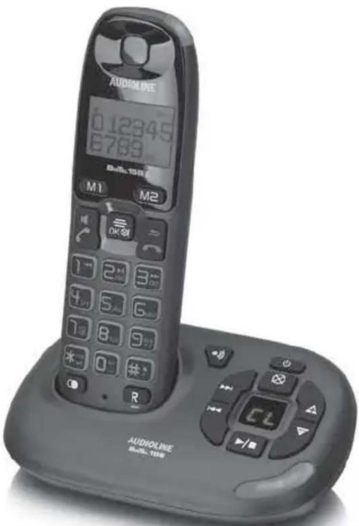 AUDIOLINE BigTel 158 - Schnurloses DECT-/GAP-Telefon Cordless DECT/GAP telephone - 1