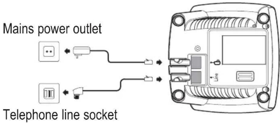 AUDIOLINE BigTel 110 - Preparing the Telephone - 1