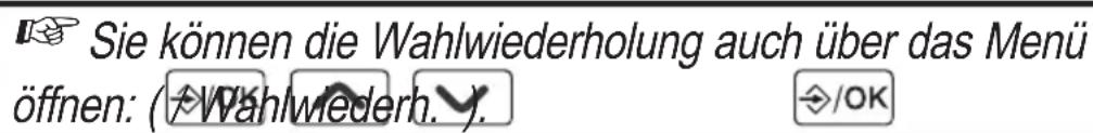 AUDIOLINE BigTel 110 - Wahlwiederholung bearbeiten - 2