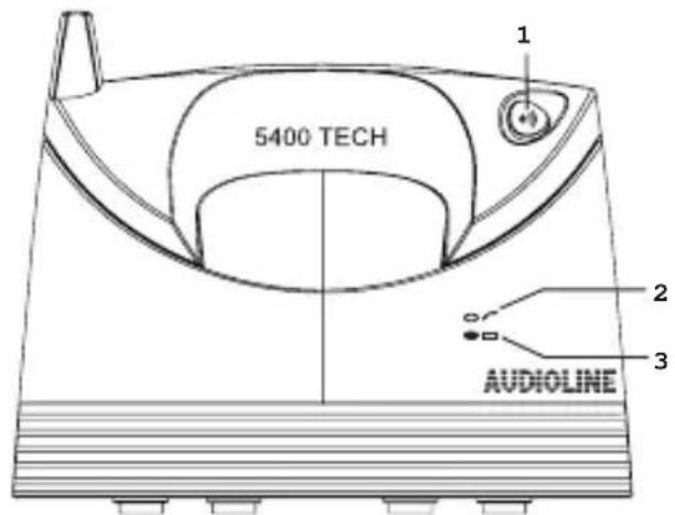 AUDIOLINE 5400TECH B - Base station - 1