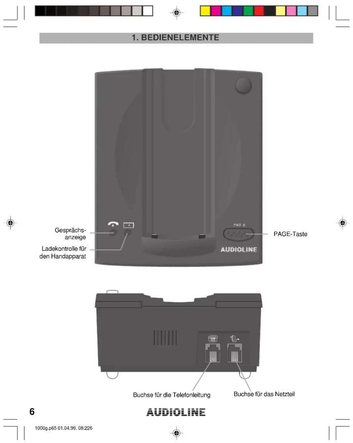 AUDIOLINE DECT 1000G - AUDIOLINE - 5