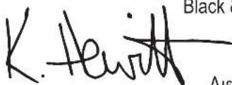 K. Hewitt Black Aus