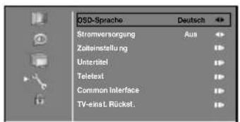 ORION TV26PL177DVD - OSD-Sprache einstellen - 1