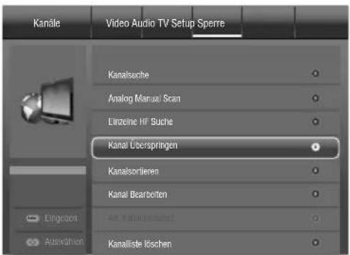 ORION TV24LW890 - Analoge unverschlüsselte Sender wählen. - 6