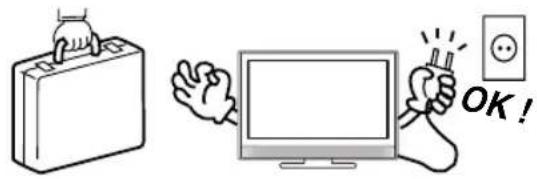 ORION TV24LB890 - Um einen lebensgefährlichen Stromschlag zu vermeiden, beachten Sie bitte folgende Hinweise: - 2