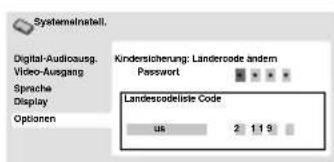 ORION TV22QWE945DVDS - Klndersicherungs-Ländercode - 2