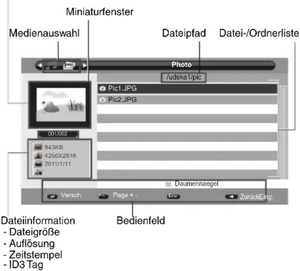 ORION TV22LW825DVD - Medienbrowser - 1