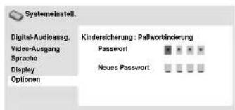 ORION TV22LW222DVDS - Passwort ändern - 2