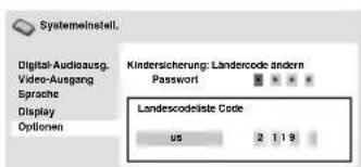 ORION TV22LB845DVD - Klndersicherungs-Ländercode - 2