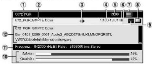 ORION TV22LB830 - Information anzeigen: - 1