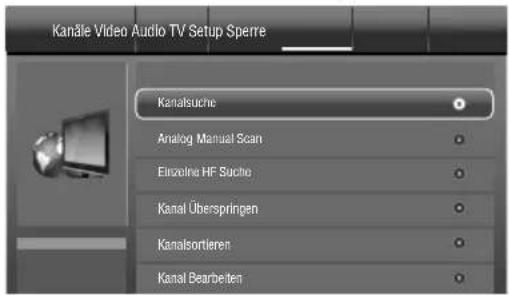 ORION TV22LB840 - Analoge unverschlüsselte Sender wählen. - 2