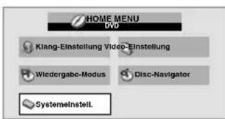 ORION TV22LB825DVD - Systemeinstellungen - 1