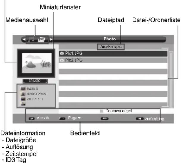 ORION TV22LB825DVD - Medienbrowser - 1