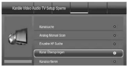 ORION TV22LB122S - Gespeicherte Sender bearbeiten - 2