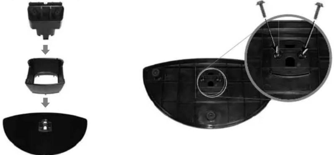 DAEWOO DLT-19W4T - Installation Gerätefuß - 1