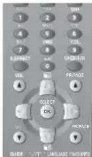 Bild Bildschirm Ton Install. Funktion DVB Wählen Position 0...9 Ändern Kanal C System Euro Frequenz 063.75 Name Programm 01 Speichern 01