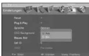 Einstellungen Reset Plug & Play Sprache GDS Hintergrund Blues Bid Set (S) OK Vorschau ► Ereignis ► Assistent Meta Platforms