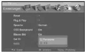 DAEWOO DLP-3022 - Verändern der Bildgröße für WSS-Signaleingang - 7