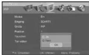 RGB Medien Eingang Raster Position Wiederherstellung Tar-Wert Ein OK OK