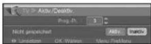 DAEWOO DLP-3022 - Einstellen oder Löschen eines Fernsehsenders - 10