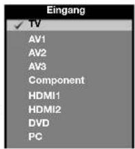 ORION TV32PW178DVD - Eingang wählen - 1