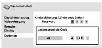 ORION TV32PL7915DVD - Klndersicherungs-Ländercode - 2